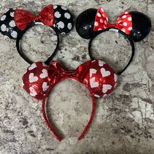 Set of 3 Disney Minnie Ears